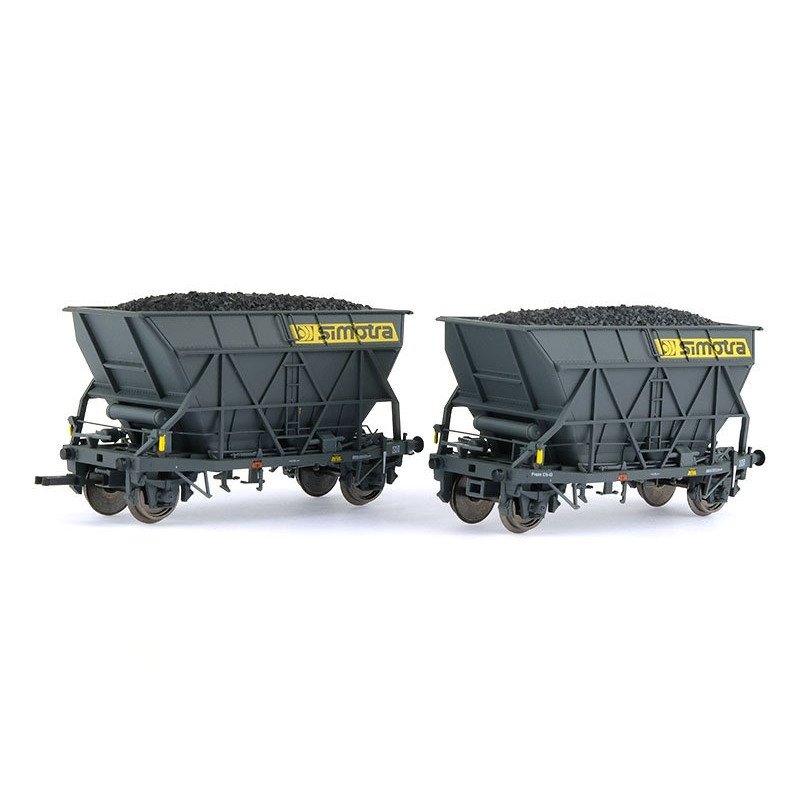 2x Wagon-trémie EF30, SIMOTRA SNCF ép IV - HO 1/87 - JOUEF HJ6198