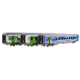 Set 3 voitures Corail La Rochelle ép. VI - SNCF - HO 1/87 - LS Models 41201
