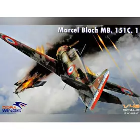 Maquette Marcel Bloch MB. 151C. 1 - 1/48 - DORA WINGS 48017