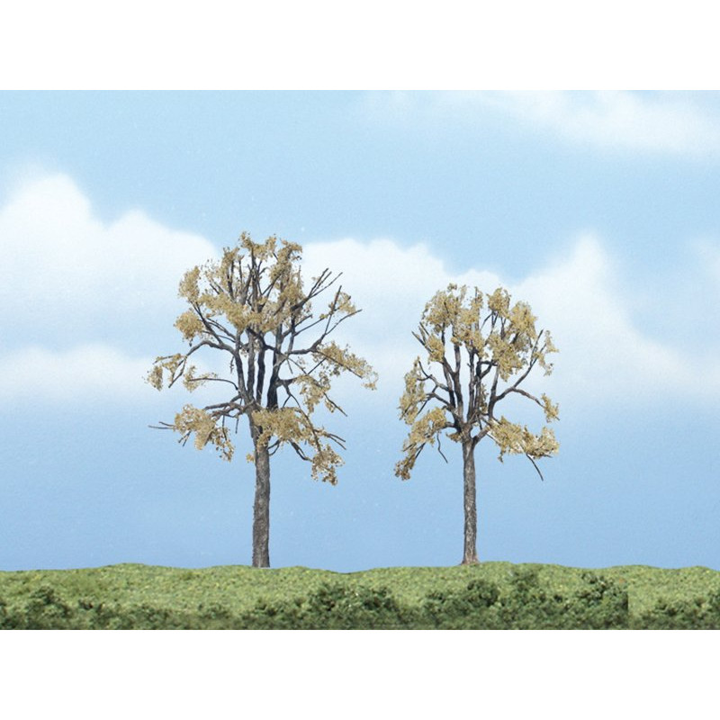 2x ormes en automne 8,25 et 5,71 cm - Arbre premium - HO-1/87 - WOODLAND SCENICS - TR1602
