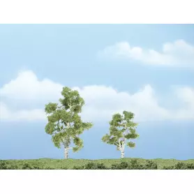 2x sycamore 7,62 et 5,71 cm - Arbre premium - HO-1/87 - WOODLAND SCENICS - TR1603