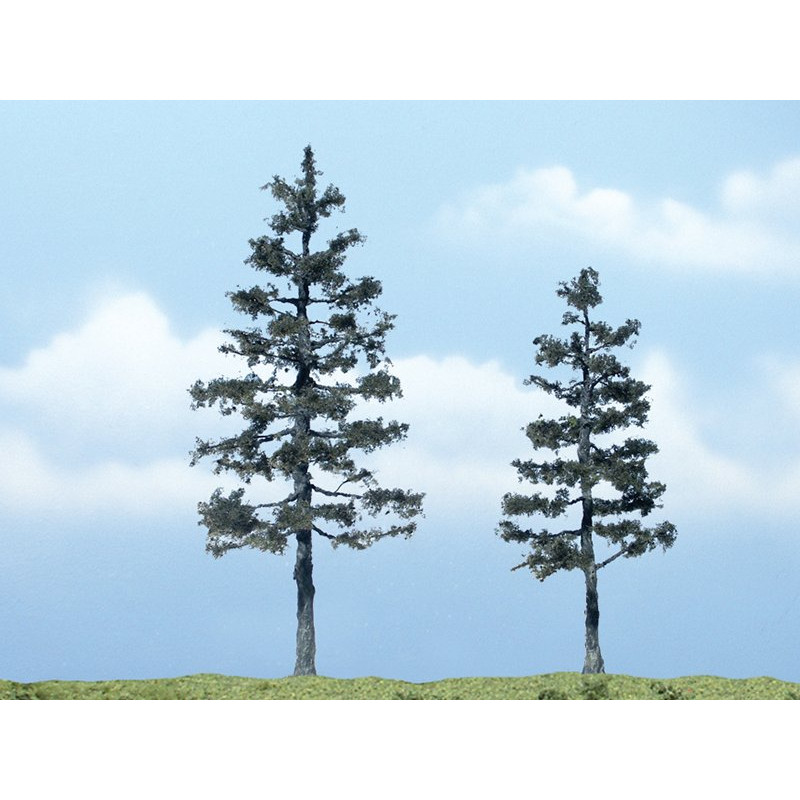 2x pin 10,1-13,3 cm - Arbre premium - HO-1/87 - WOODLAND SCENICS - TR1624
