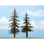 2x pin tordu 15,2-12,7 cm - Arbre premium - HO-1/87 - WOODLAND SCENICS - TR1628
