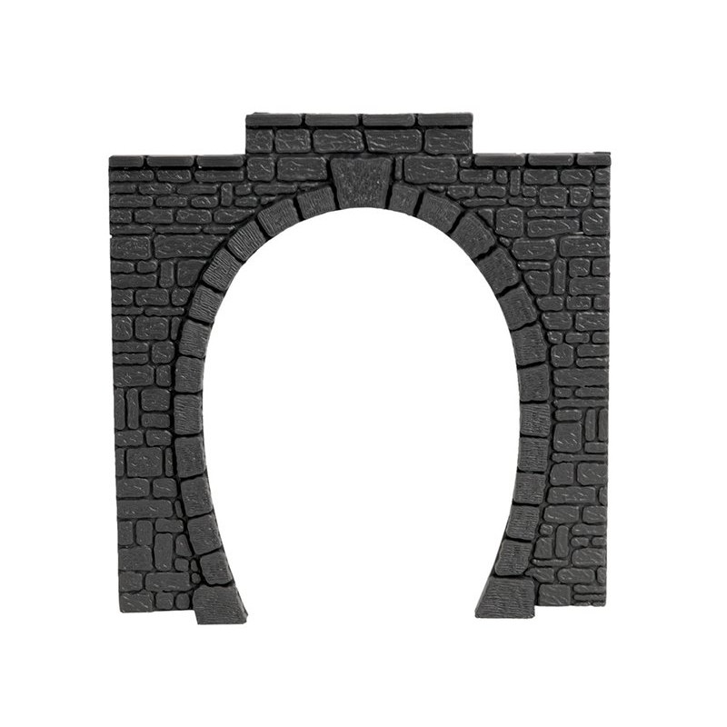 2x entrée de tunnel 1 voie 11 x 11 cm - HO 1/87 - NOCH 60010