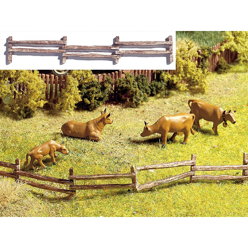 Enclos 12 pièces - 100 cm - HO 1/87 - NOCH 13030