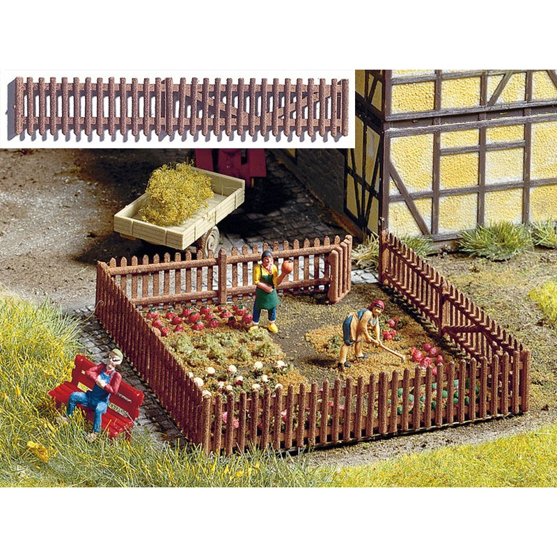 Clôture de jardin 22 pièces - 91 cm - HO 1/87 - NOCH 13070