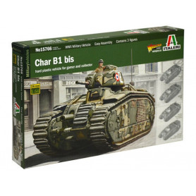 Char B1 bis - WWII - Warlord Games - 1/56 - ITALERI 15766