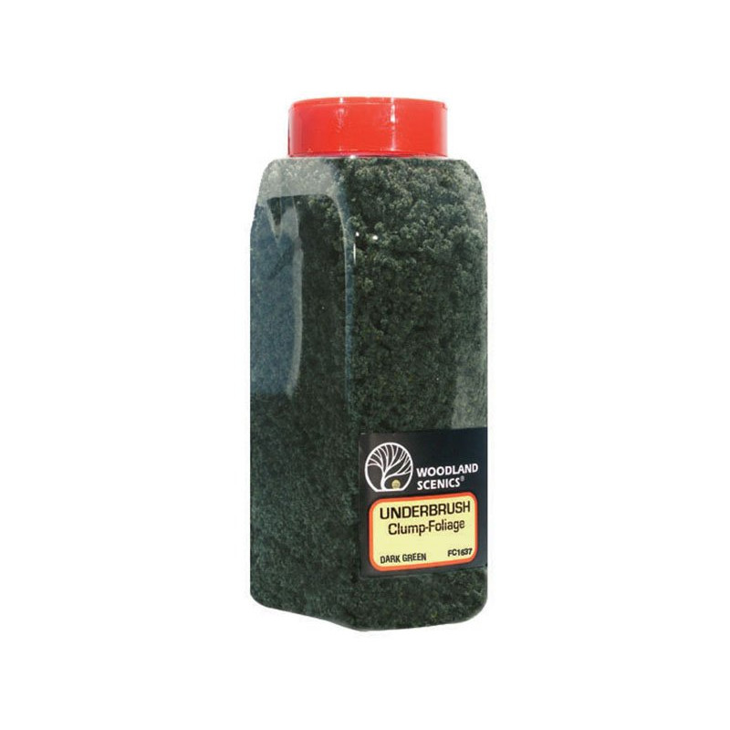 Petits buissons vert foncé - Underbrush Woodland Scenics FC1637