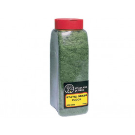 Flocage fibre vert foncé 1 à 3 mm - Shaker Static Grass Woodland Scenics FL636