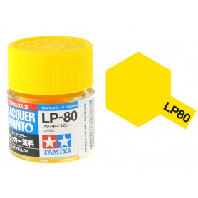 Tamiya LP-80 - Jaune mat - Peinture laquée 10 ml