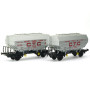 2x wagon Céréalier Richard - CTC Ep. III - HO 1/87 - REE WB-623