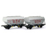 2x wagon Céréalier Richard - CTC Ep. III - HO 1/87 - REE WB-623