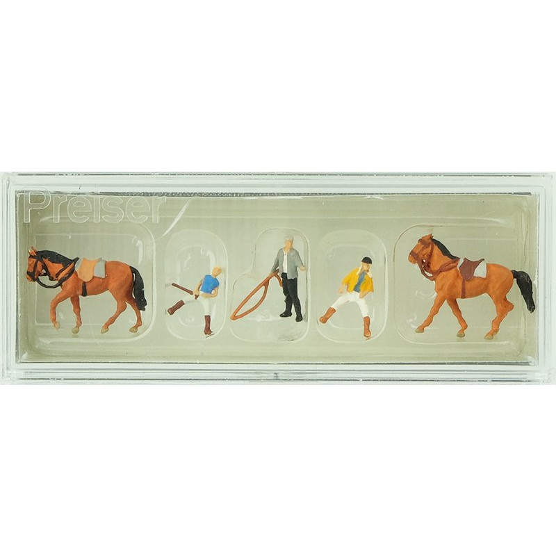 A l'école d'équitation - N 1/160 - PREISER 79185