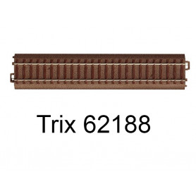 Rail droit voie C 188,3 mm - Trix 62188