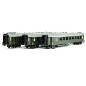 Coffret 3 voitures Ocem RA A.L. ép. II - HO 1/87 - REE VB-279
