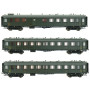 Coffret 3 voitures Ocem RA A.L. ép. II - HO 1/87 - REE VB-279
