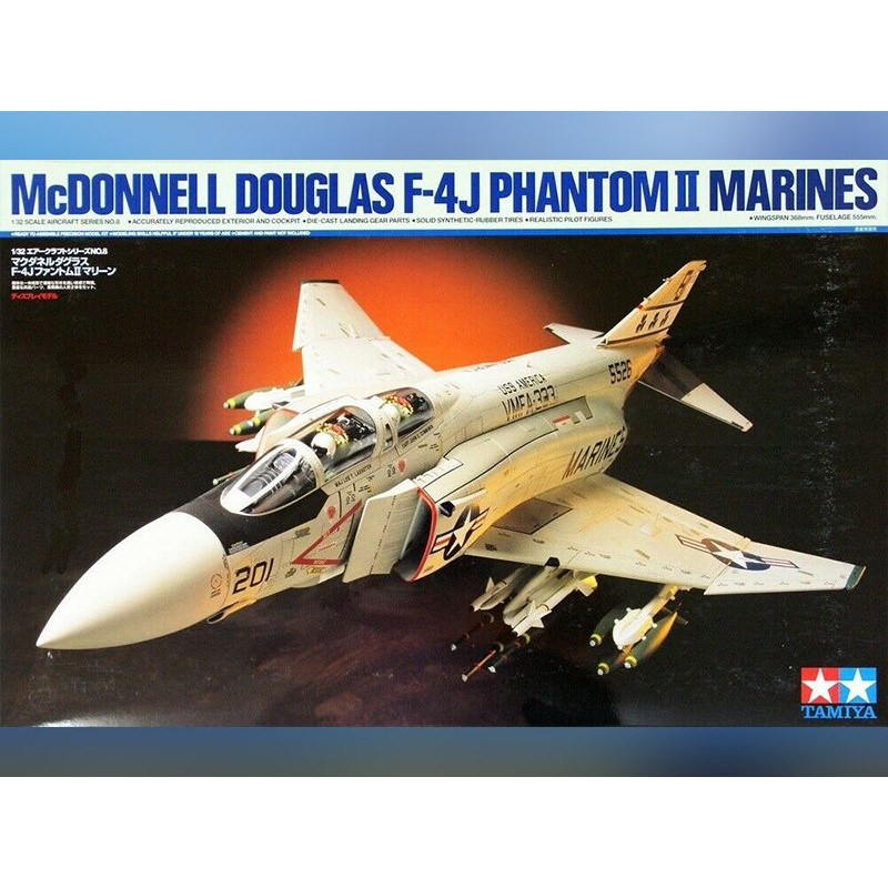 Maquette McDonnel F-4J Phantom USMC - 1/32 - Tamiya 60308