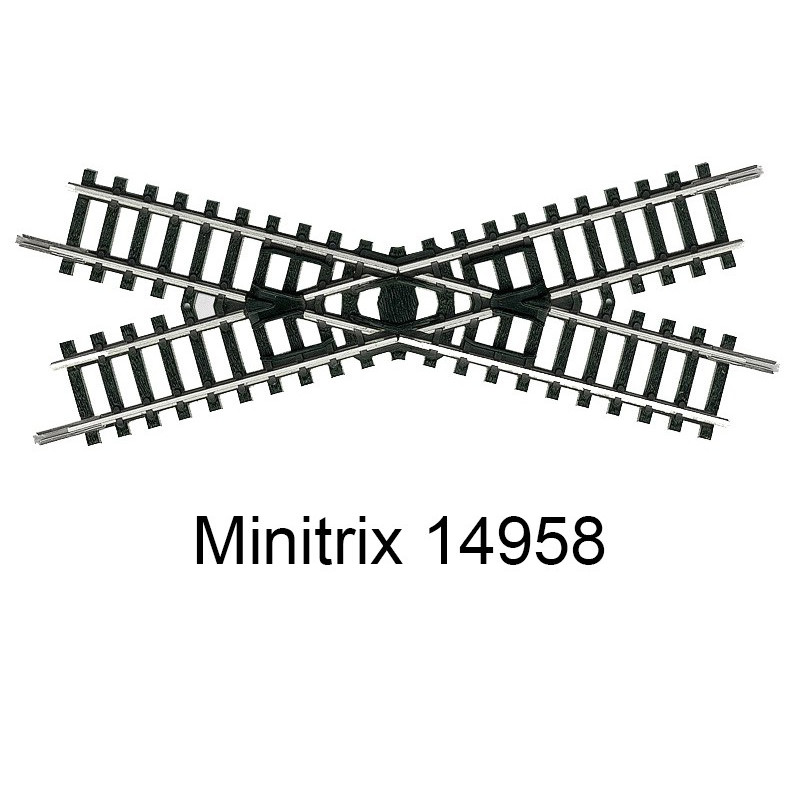 Croisement 104.2 mm 30 degrés Minitrix - Trix 14958