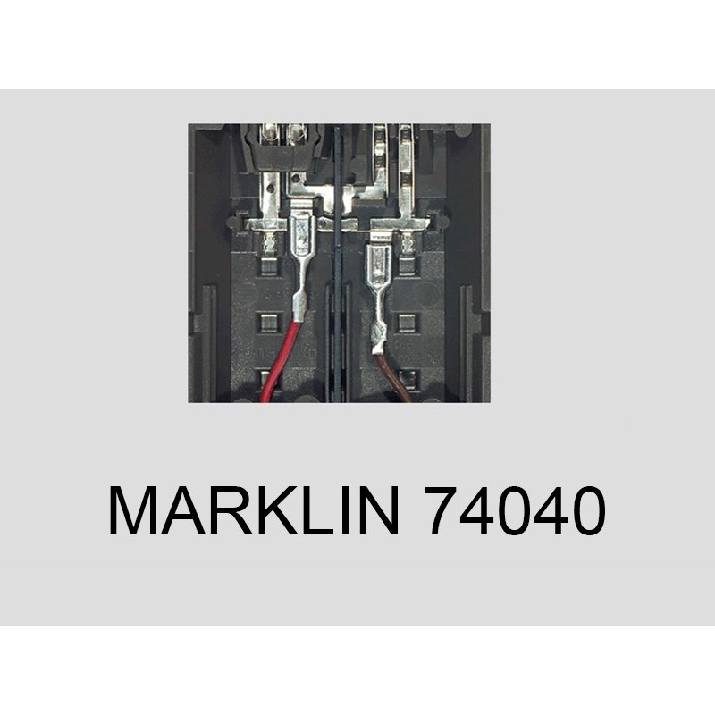 Connecteurs d'alimentation Voie C HO Marklin 74040