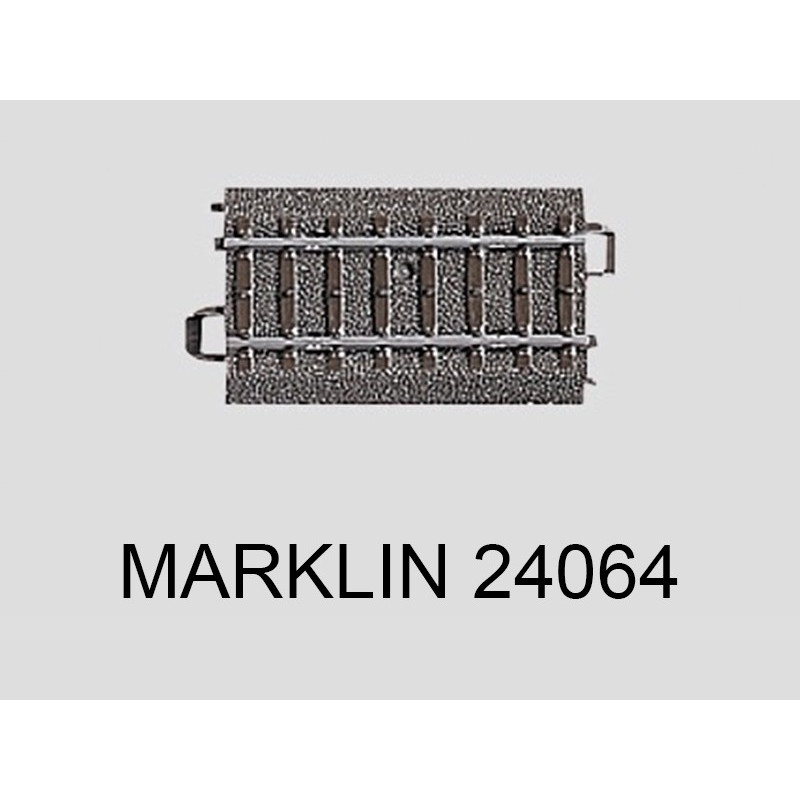 Coupon droit 64.3 mm voie C Marklin 24064