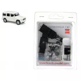 Mercedes-Benz classe G Blanc en kit à monter - HO 1/87 - BUSCH 60205