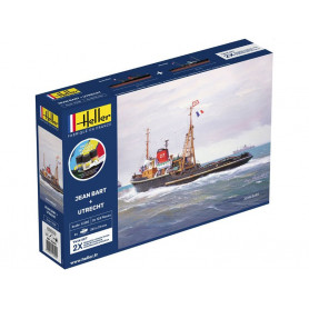 2x bateau remorqueur Jean Bart + Utrecht kit complet - 1/200 - HELLER 55602