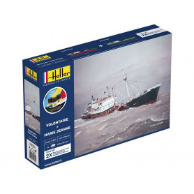 2x bateau VOLONTAIRE + MARIE JEANNE kit complet - 1/200 - HELLER 55604