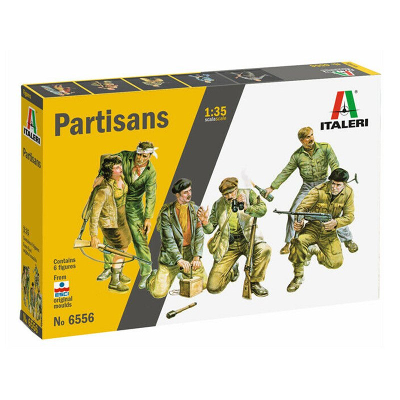 6 résistants WWII - 1/35 - ITALERI 6556