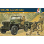 Jeep Willys avec remorque - 1/35 - ITALERI 314