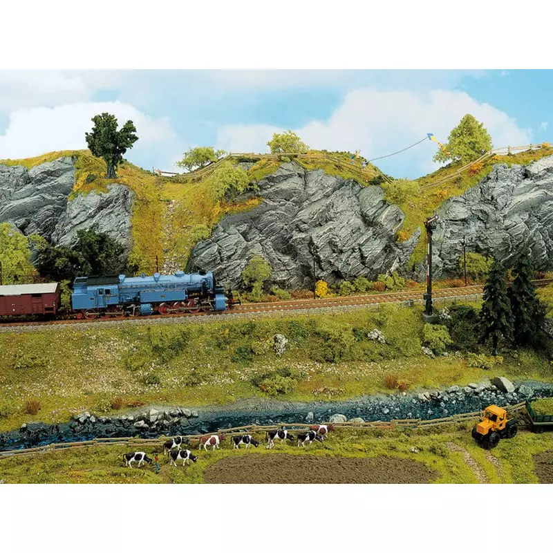 Dalle de roche calcaire 32 x 16 cm - toutes échelles - NOCH 58490