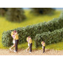 2x haie vert foncé 50cm - HO 1/87 - NOCH 21514
