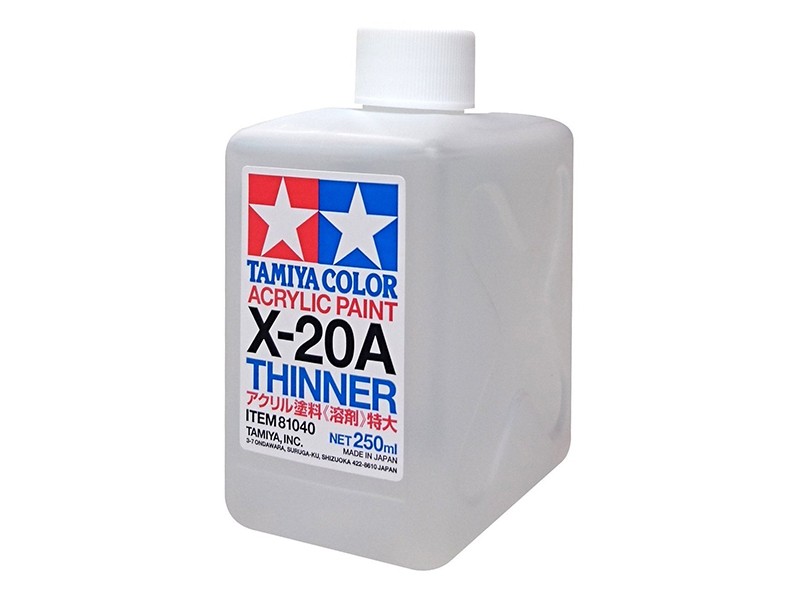 Tamiya X-20A Diluant peinture acrylique 250 ml - TAMIYA 81040