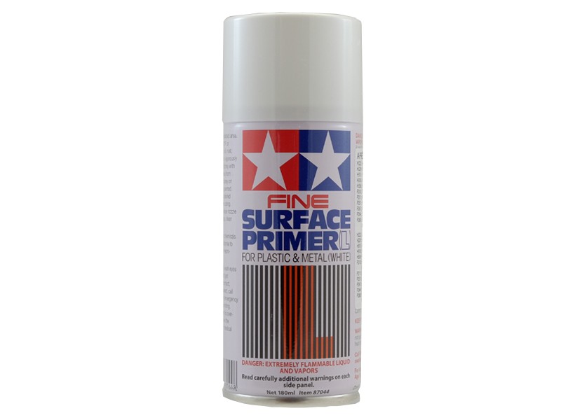 Primer de surface blanc aérosol 180 ml - TAMIYA 87044