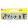 6 agents de police - HO 1/87 - NOCH 15091