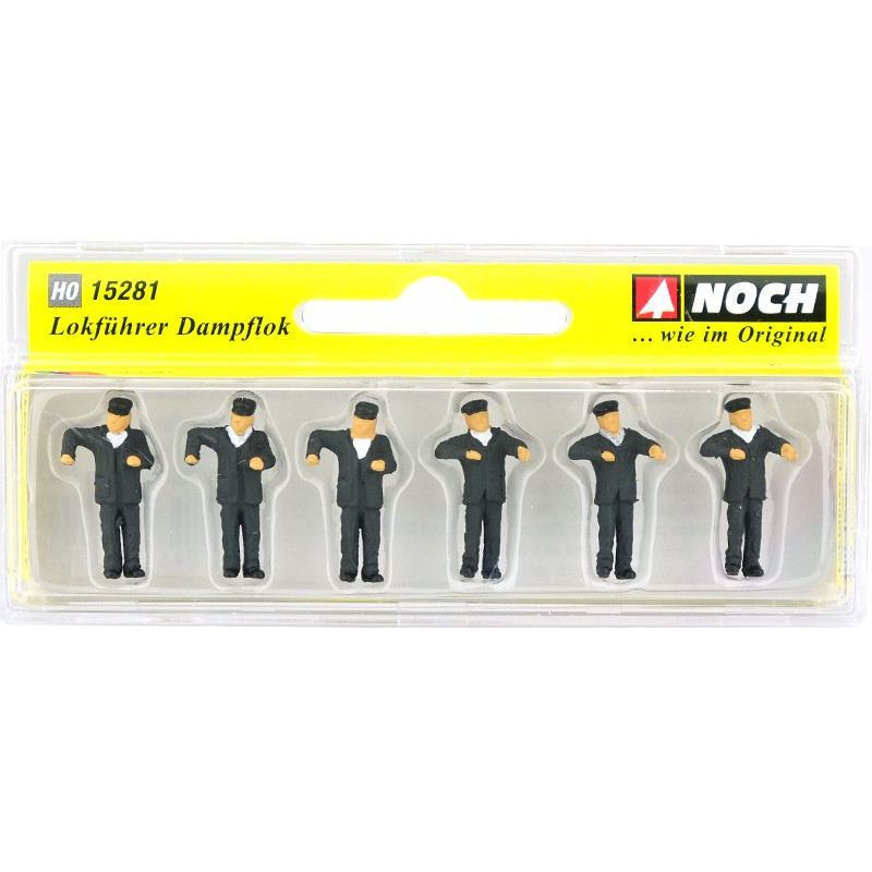 Conducteurs de locomotive à vapeur - HO 1/87 - NOCH 15281
