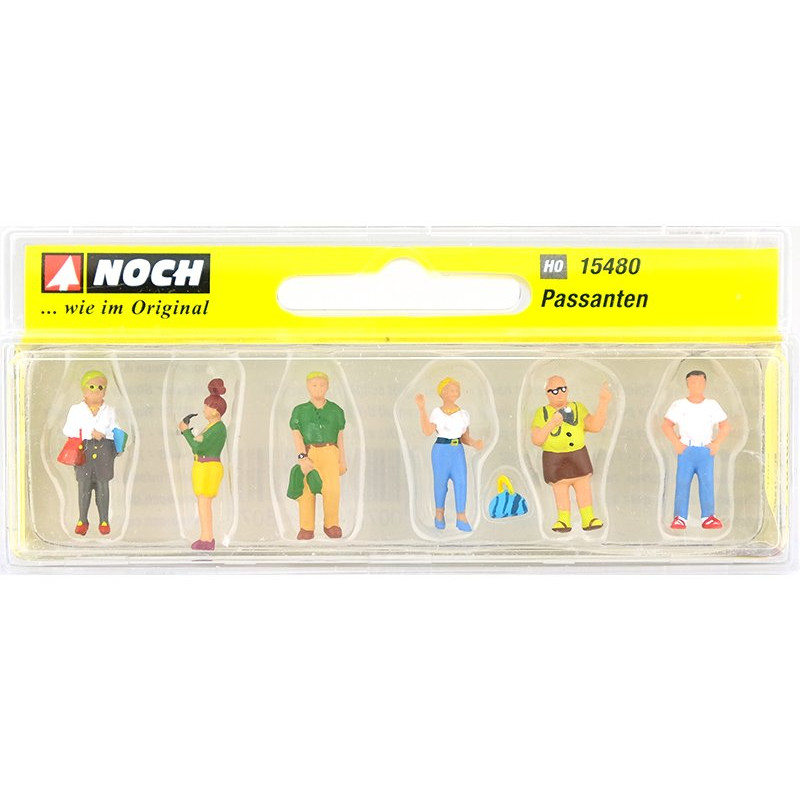 6 passants - HO 1/87 - NOCH 15480