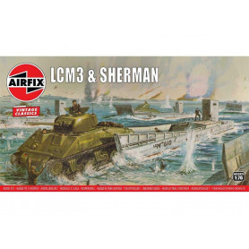 LCM3 Et Sherman - 1/76 - AIRFIX A03301V