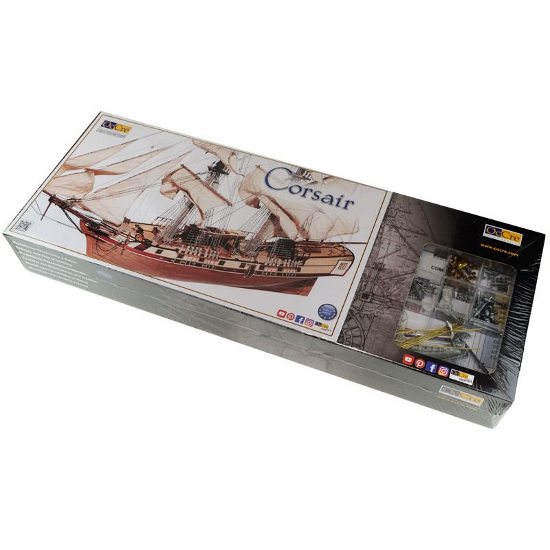 OCCRE – Maquette Bateau Bois « Montagnes » – Échelle 1/72 – Kit à Construire Modélisme Naval
