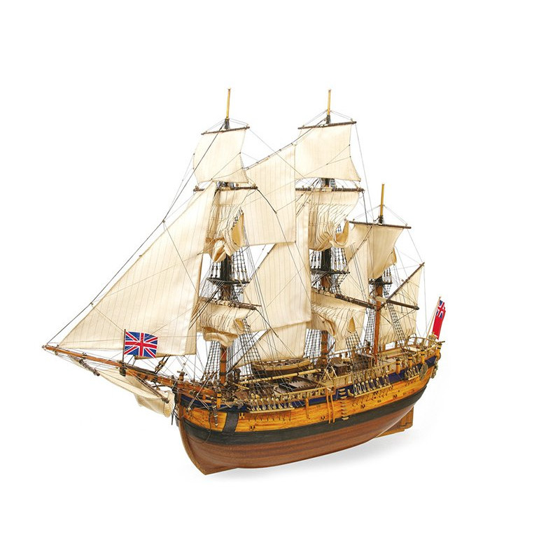 Maquette bateau ENDEAVOUR - bois - 1/54 - OCCRE 14005