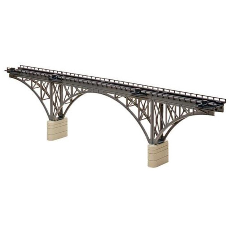 2 Ponts Jouef En Plastique Style Métallique - Pour Réseau De Trains Miniatures - Occasion