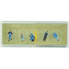 Equipe de cheminots - N 1/160 - PREISER 79214