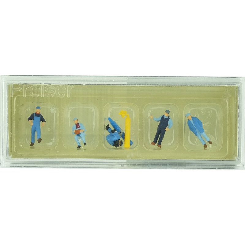 Equipe de cheminots - N 1/160 - PREISER 79214