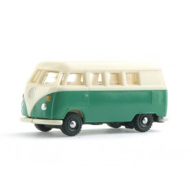 Volkswagen T1 vert et crème - N 1/160 - Wiking 093204