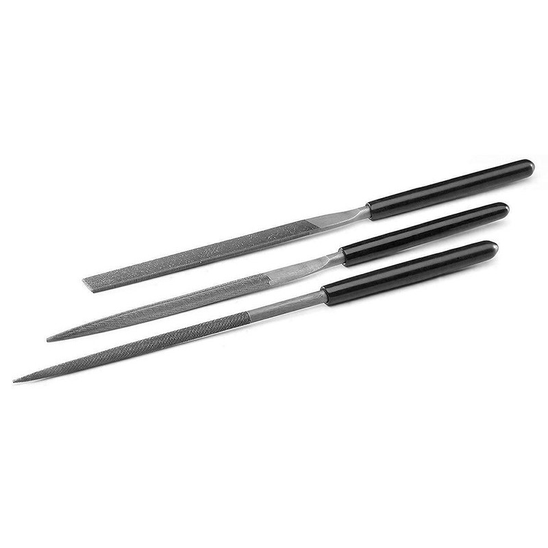 Jeu de 3 limes de modéliste - TAMIYA 74046