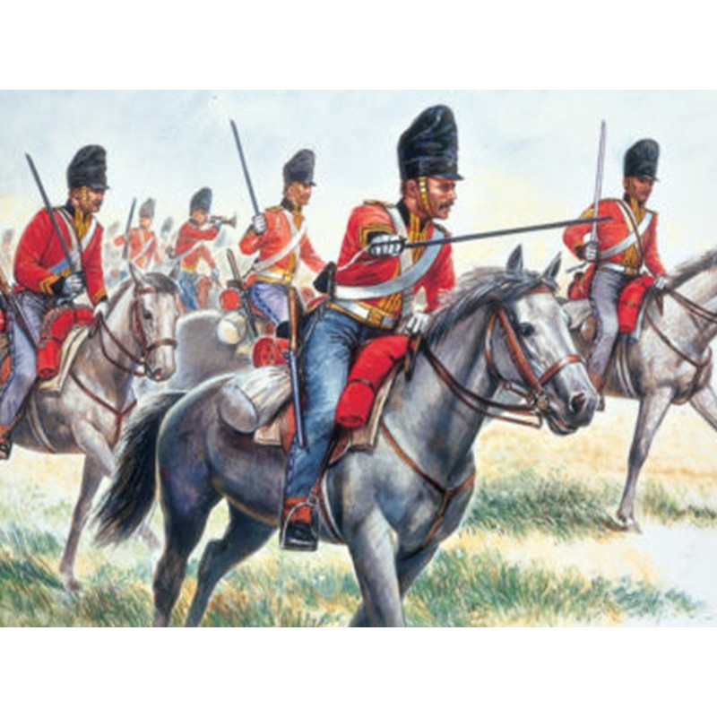 ITALERI 6001 - 1/72 - Cavalerie lourde britannique - Waterloo