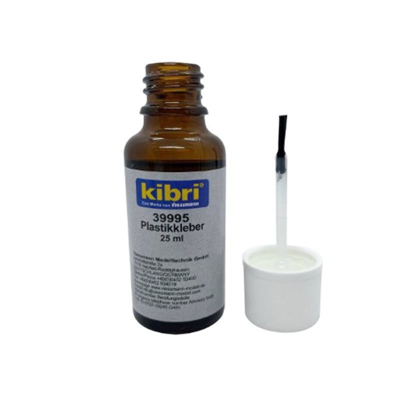 Colle pour maquette avec pinceau 25 ml - KIBRI 39995