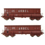 2x Tombereaux DMH SITRAM ép. V - SNCB - HO 1/87 - LS Models 32301