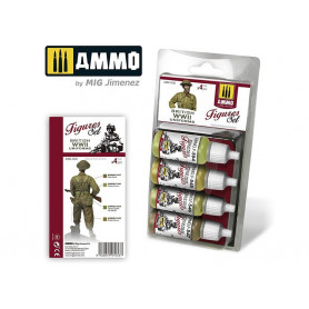 Set de teintes uniformes britanniques WWII - MIG jimenez AMMO 7033