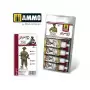 Set de teintes uniformes britanniques WWII - MIG jimenez AMMO 7033
