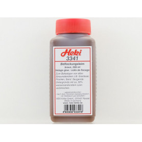 HEKI 3341 - colle pour flocage teintée brun 200 ml